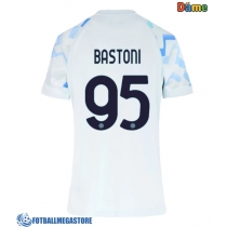 Fotballdrakt Dame Inter Milan Alessandro Bastoni #95 Bortedrakt 2025-26 Kortermet